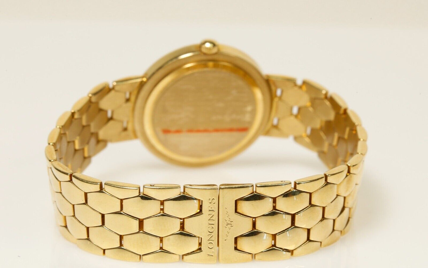 Ladies 18K Yellow Gold Longines Diamond Luxury Watch La Grande Classique
