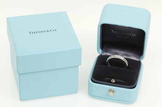 Tiffany & Co. Full Circle Eternity Platinum Band 1.00 Ct. TW 3mm Wide Size 5.5