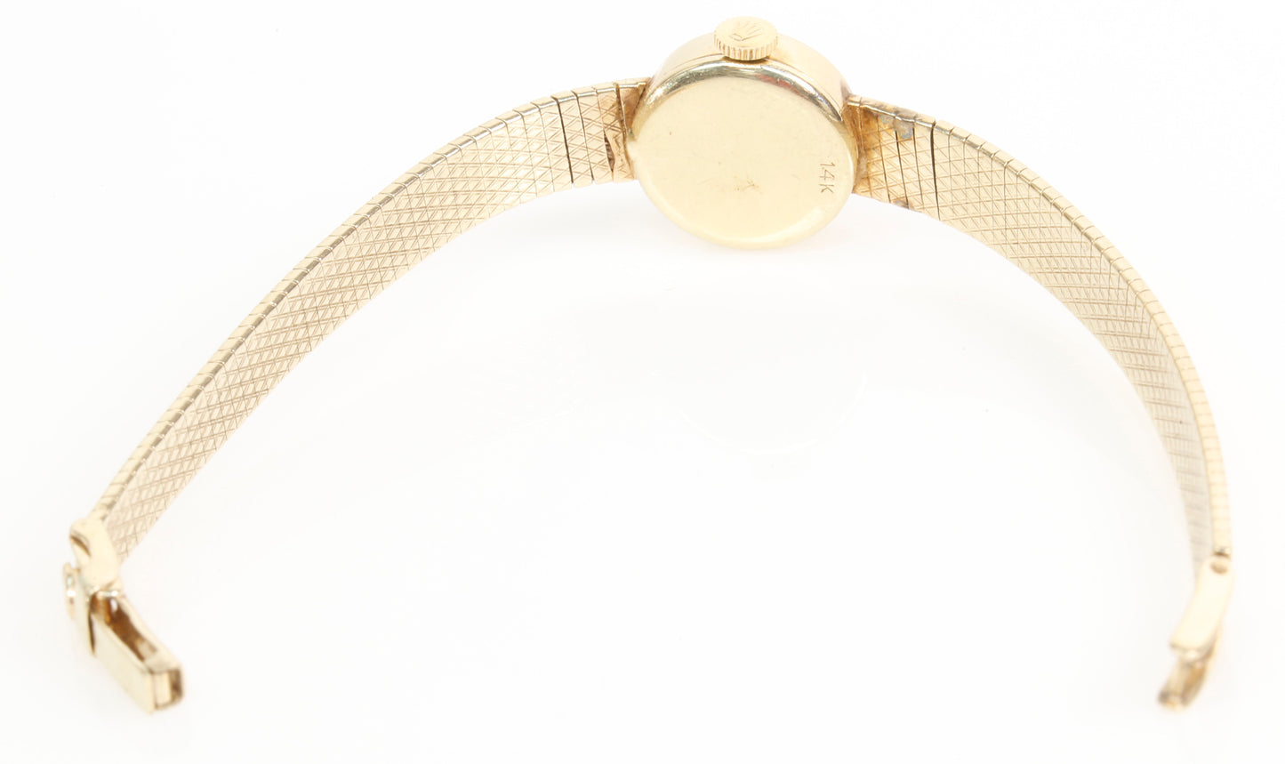 1950's Ladies Rolex Dress Watch All 14K Yellow Gold 6" Length