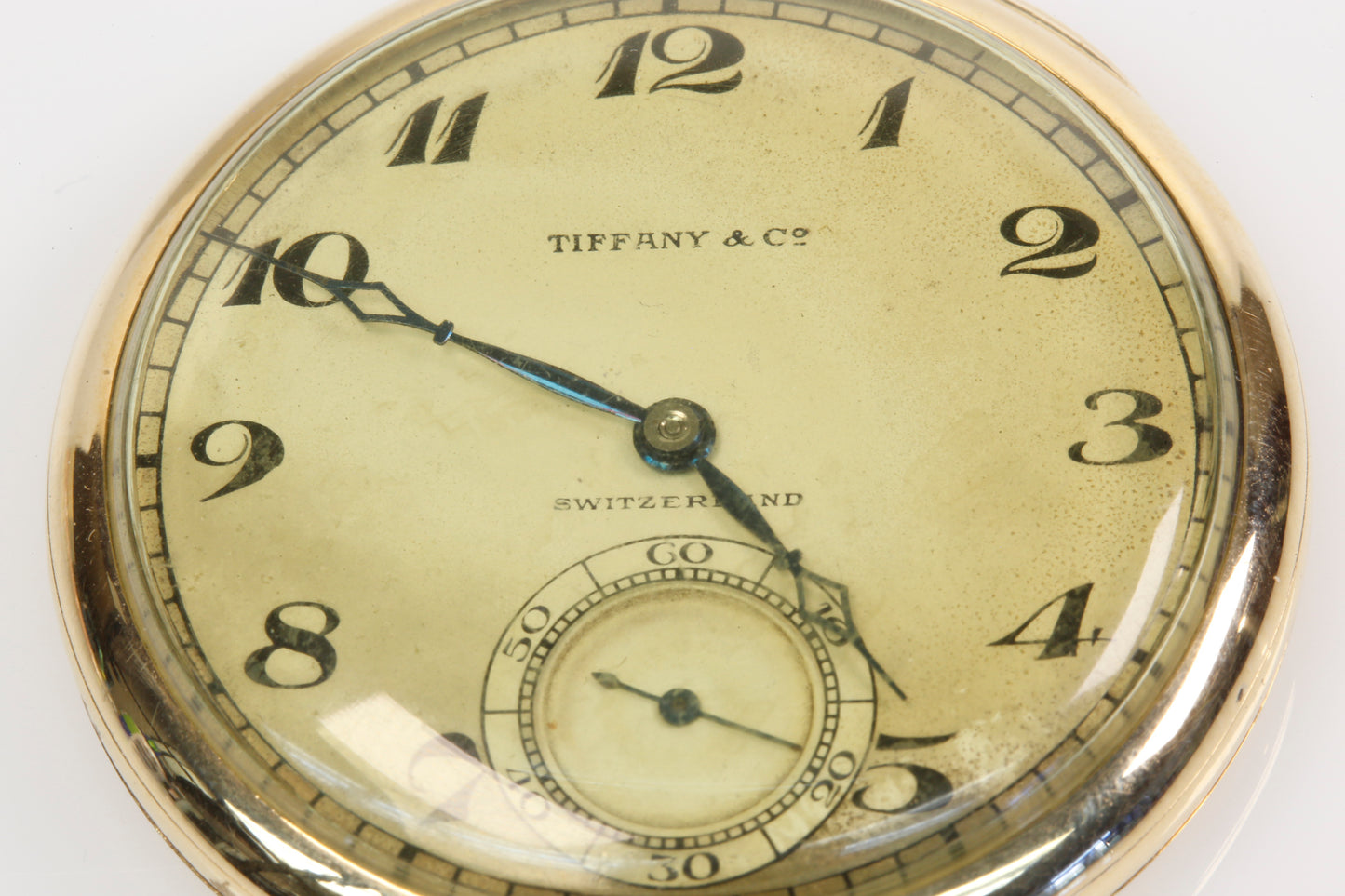Vintage Tiffany &amp; Co 18K Yellow Gold Pocket Watch #6997