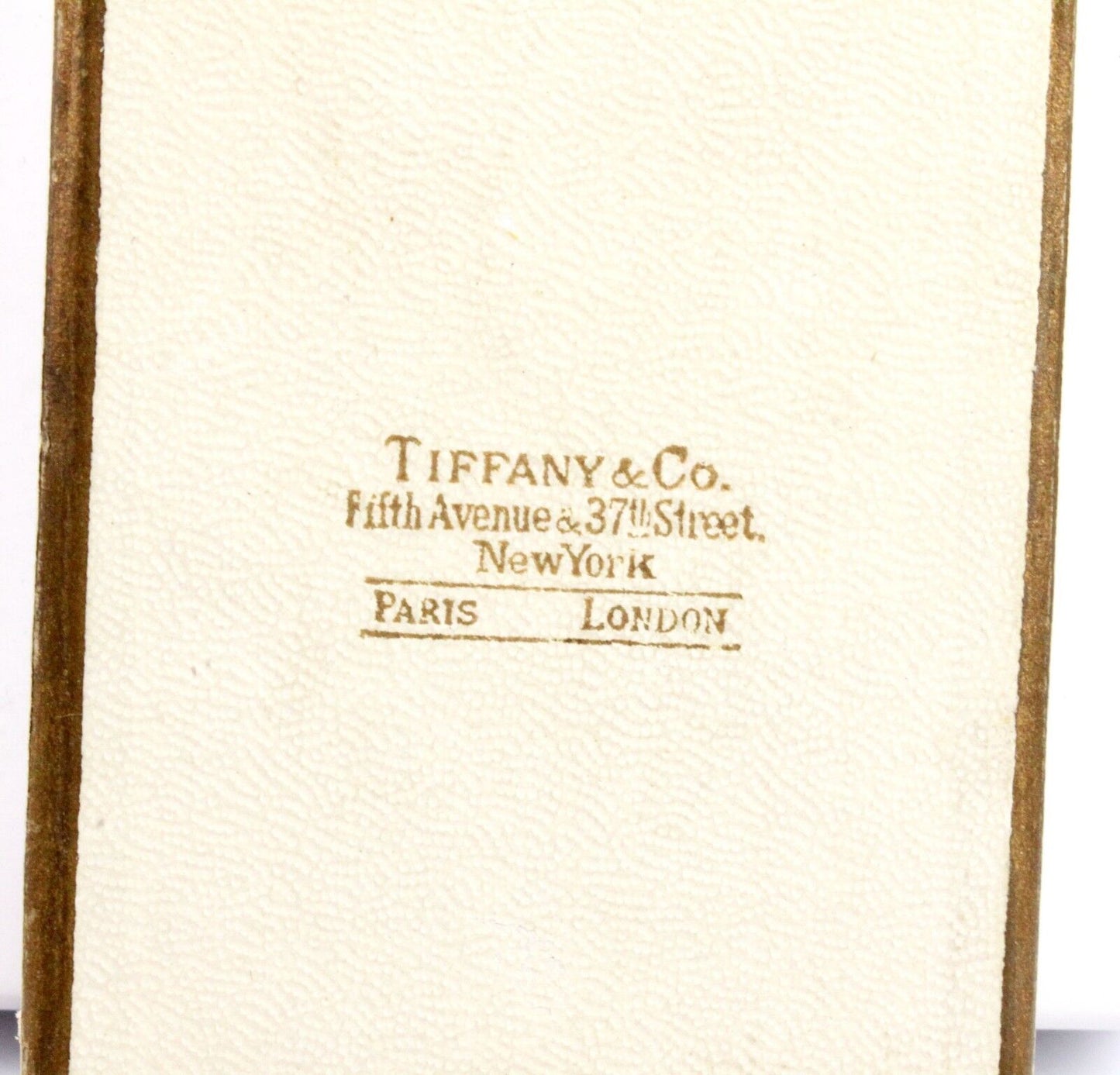 Vintage Tiffany & Co Sterling Metropolitan Service Award With Original Box